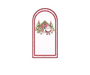 Painel De Festa Romano 1,00x2,00- Natal Papai Noel Cute 048