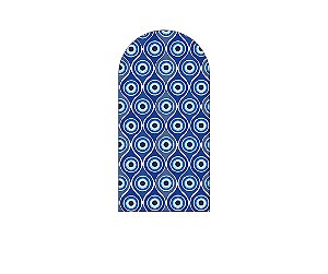 Painel De Festa Romano 1,00x2,00- Olho Grego Azul 005