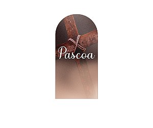 Painel De Festa Romano 1,00x2,00- Páscoa Cruz Cristã 024