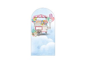 Painel De Festa Romano 1,00x2,00- Páscoa Doces Aquarela 027