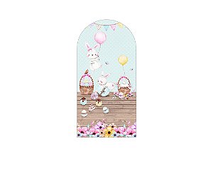 Painel De Festa Romano 1,00x2,00- Páscoa Doces Ovos 028