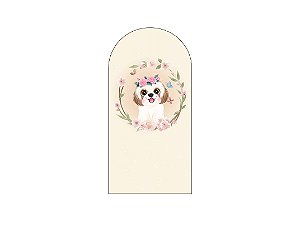 Painel De Festa Romano 1,00x2,00-  Cachorrinhas Pet Cute 004