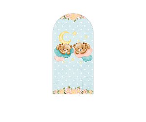Painel De Festa Romano 1,00x2,00- Ursinhos Revelação Cute 040
