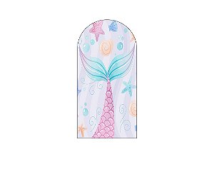 Painel De Festa Romano 1,00x2,00- Cauda Sereia Candy 016