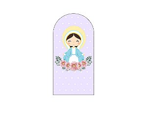 Painel De Festa Romano 1,00x2,00- Santa Nossa Senhora das Graças Cute 006