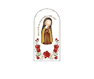 Painel De Festa Romano 1,00x2,00- Santa Teresinha do Menino Jesus Cute 018