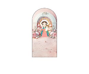 Painel De Festa Romano 1,00x2,00- Santa Nossa Senhora do Rosário Cute 044