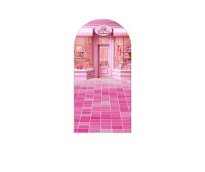 Painel De Festa Romano 1,00x2,00- Fachada Loja de Boneca Rosa 004