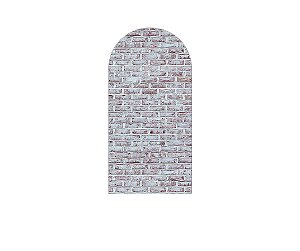 Painel De Festa Romano 1,00x2,00- Efeito Tijolinhos Rústico Realista 011
