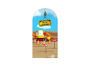 Painel De Festa Romano 1,00x2,00- Trator Área de Construção 014