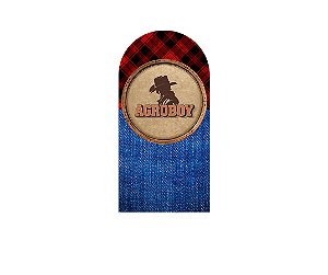 Painel De Festa Romano 1,00x2,00- Agroboy Efeito Jeans 029