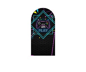 Painel De Festa Romano 1,00x2,00-  Video Game Retro 001