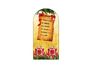 Painel Romano Veste Fácil 1,00x2,00 - Mensagem de Natal 012