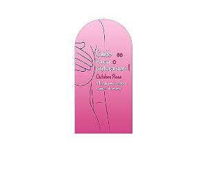 Painel Romano Veste Fácil 1,00x2,00 - Outubro Rosa Degradê 017
