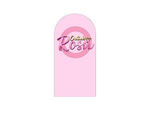 Painel Romano Veste Fácil 1,00x2,00 - Outubro Rosa Circulo 020