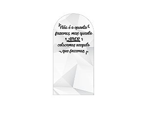 Painel Romano Veste Fácil 1,00x2,00 -  Profissão Frases 011
