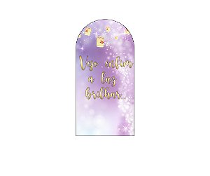 Painel Romano Veste Fácil 1,00x2,00 - Vejo Enfim A Luz Brilhar Princesa 001