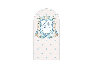 Painel Romano Veste Fácil 1,00x2,00 - Feliz Páscoa Azul 019