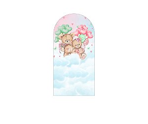 Painel Romano Veste Fácil 1,00x2,00 - Revelação Ursinhos 006