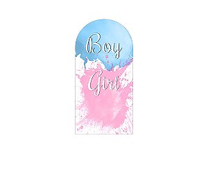 Painel Romano Veste Fácil 1,00x2,00 -  Revelação Boy or Girl Manchas 023