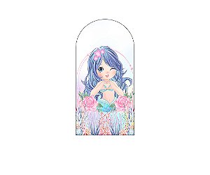 Painel Romano Veste Fácil 1,00x2,00 - Sereia Candy 006