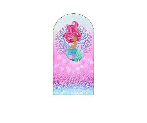 Painel Romano Veste Fácil 1,00x2,00 - Efeito Glitter Sereia Rosa 013