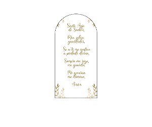 Painel Romano Veste Fácil 1,00x2,00 - Santo Anjo do Senhor Dourado 004