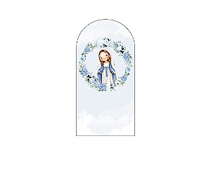 Painel Romano Veste Fácil 1,00x2,00 - Santa Nossa Senhora das Graças Azul 013