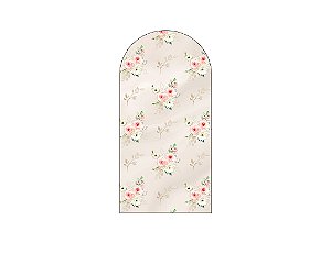 Painel Romano Veste Fácil 1,00x2,00 - Santa Flores Rosa 014
