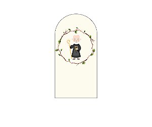 Painel Romano Veste Fácil 1,00x2,00 - Santo São Bento Católico 028