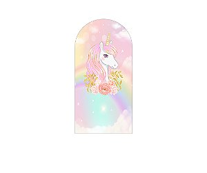 Painel Romano Veste Fácil 1,00x2,00 - Unicórnio Candy Colors 003