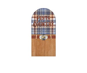 Painel Romano Veste Fácil 1,00x2,00 - Festa Country Xadrez 003