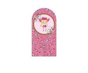 Painel Romano Veste Fácil 1,00x2,00 - Boiadeira Cute Rosa 021