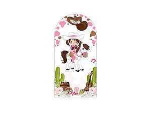 Painel Romano Veste Fácil 1,00x2,00 - Boiadeira e Cavalo Cute 024