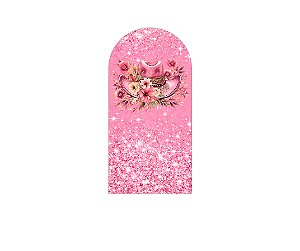 Painel Romano Veste Fácil 1,00x2,00 - Boiadeira Chapéu Rosa 037
