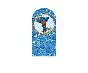 Painel Romano Veste Fácil 1,00x2,00 - Menino Boiadeiro Cute Azul 051