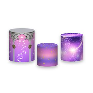 Trio De Capas De Cilindro - Castelo com Fogos Comemorativos 003