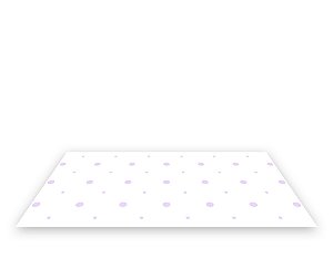 Painel De Festa Tapete Em Lona 2,50x1,35 - Branco com Poás Lilás 126