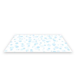 Painel De Festa Tapete Em Lona 2,50x1,35 - Poás Diversos Tons de Azul 152