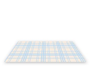 Painel De Festa Tapete Em Lona 2,50x1,35 - Xadrez Azul e Bege 157