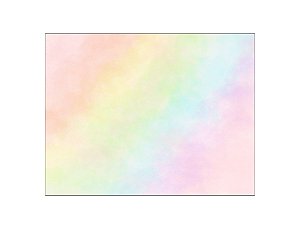 Fundo Fotográfico 1,55 x 1,20 - Efeito Aquarela Arco-Íris Tons Pastéis 104