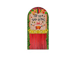 Painel Romano Veste Fácil 1,00x2,00 - Festa Junina Eta Trem Bão Demais Sô Cortina 076