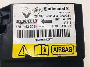 Modulo Central Airbag 8201163304 Renault Duster Resetado #66