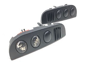 Molduras Com Botão Painel Citroen C3 03 12 96405773Xt C54
