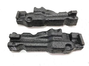 Par Absorvedor Impacto Parachoque Traseiro Vw Gol G5 2010 Pd