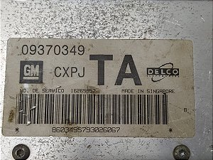 Modulo Injeção Corsa 1.0 8V 09370349 Cxpj Ta 16265957 #52