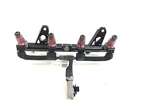 Flauta Com Bico Injetor Peugeot 207 1.4 9661364380 Pc5