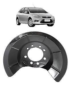 Espelho Disco Freio Traseiro Ford Focus 2009 2010 A 2013 Preto