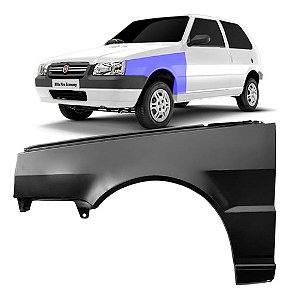 Paralama Esquerdo Uno Fire Fiorino 04 05 06 07 08 09 À 2013