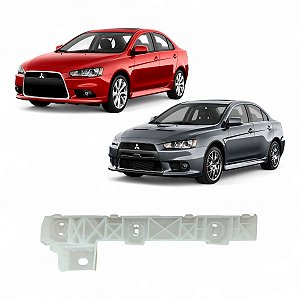 Guia Esquerdo Parachoque Dianteiro Mitsubishi Lancer 10 a 19
